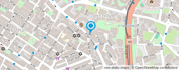 מפת הגעה אל איחוד מוסדות מהרי"ץ דושינסקיא