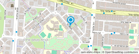 מפת הגעה אל מרכז פיס לספורט בגין