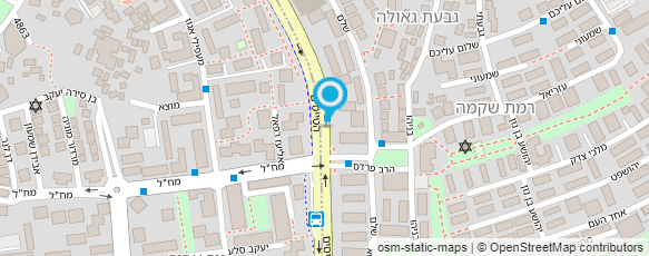 מפת הגעה אל אולם הספורט ע"ש זיסמן