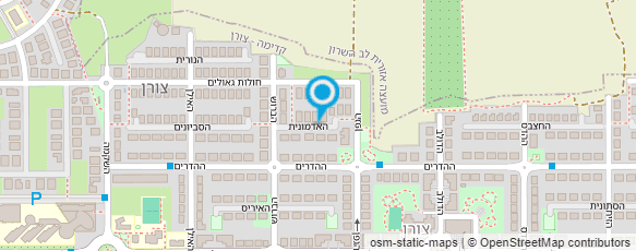 מפת הגעה אל רונה וטש-רן צלמת אדריכלות