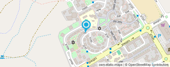 מפת הגעה אל מידע ערד-מקומון לציבור הדתי