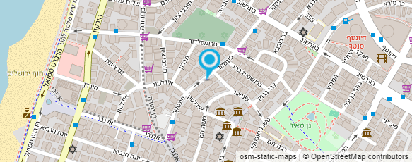 מפת הגעה אל התאחדות ענף הקולנוע בישראל