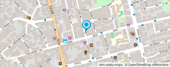 מפת הגעה אל ד"ר יעקבי יעל מפת הגעה אל ד"ר יעקבי יעל