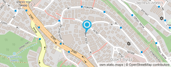 מפת הגעה אל ד"ר הדסה באום