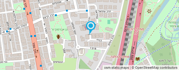 מפת הגעה אל פרופ' בנטואיץ צבי מפת הגעה אל פרופ' בנטואיץ צבי