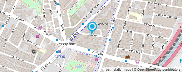 מפת הגעה אל מחסנים להשכרה