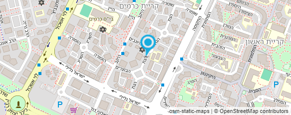 מפת הגעה אל חשמלאי מוסמך - גרסי יואל