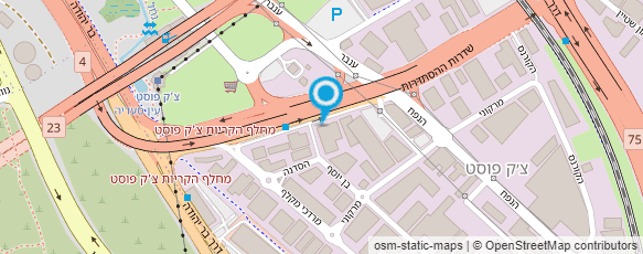 מפת הגעה אל עודד - אספקה טכנית בע"מ