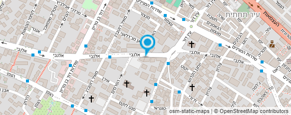 מפת הגעה אל אלנבי