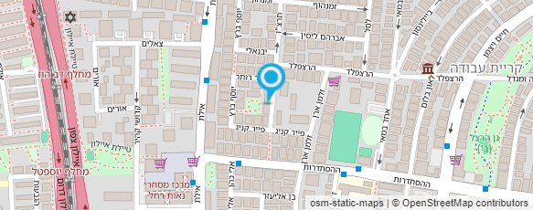 מפת הגעה אל מרפאה קהילתית לבריאות הנפש