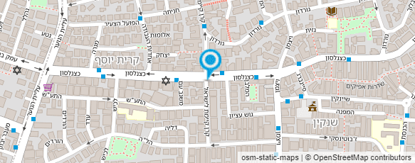 מפת הגעה אל זינגר זיקוקין ובלונים