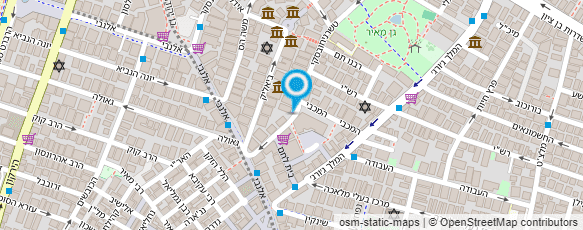 מפת הגעה אל ע.ד.מ. שרות