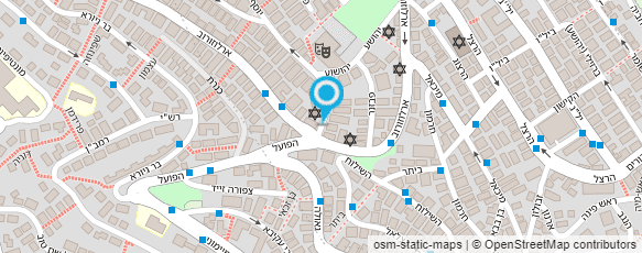 מפת הגעה אל מכולת אהרון