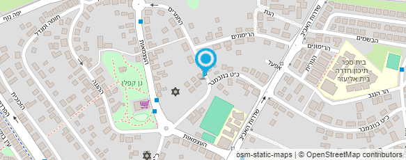 מפת הגעה אל גוטמן אורן