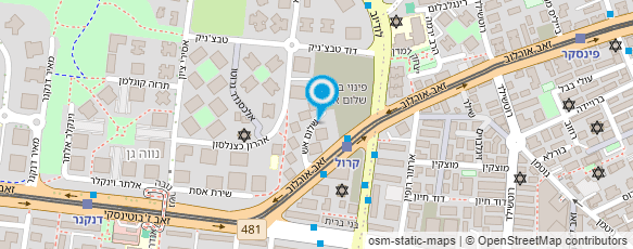 מפת הגעה אל נתנאל בושארי