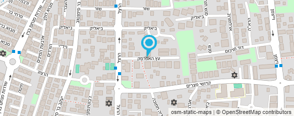 מפת הגעה אל אגודת ישראל - גן ילדים