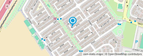 מפת הגעה אל בי"ס לאנגלית של שרון