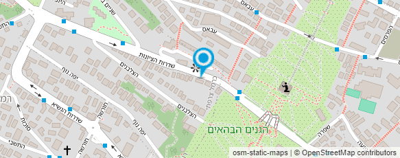 מפת הגעה אל אגודת חרשים בישראל - בית-"בורלא"