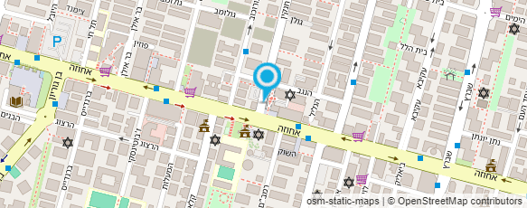 מפת הגעה אל נירית רוקי - בניית ציפורניים