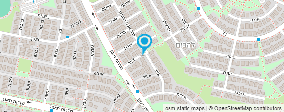 מפת הגעה אל להב פיתוח ונוי