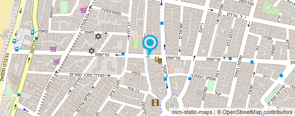 מפת הגעה אל מעדניית פרישמן