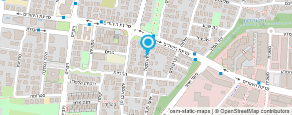 מפת הגעה אל אוריאלה פז-מורין מרכז אומגה