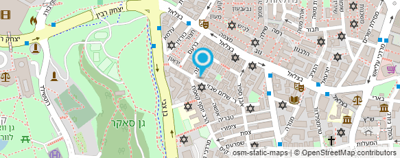 מפת הגעה אל חוגי סיירות של הקק"ל ע"ש אורי מיימון(ע"ר)