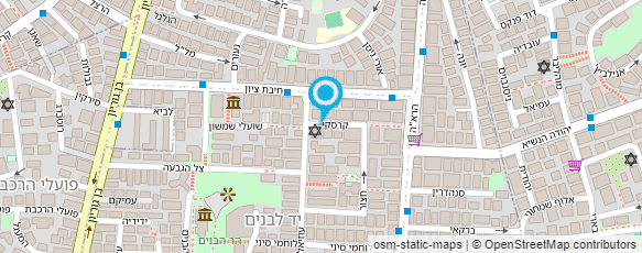 מפת הגעה אל גדעון גולדשטיין - פסיכומטרי ובגרות