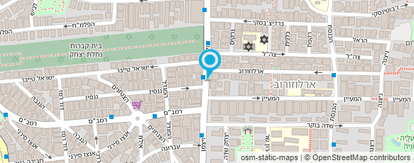 מפת הגעה אל האגודה למלחמה בסרטן