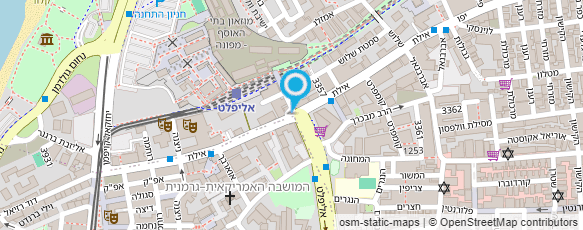 מפת הגעה אל סטודיו לצילום - אבירן לוין