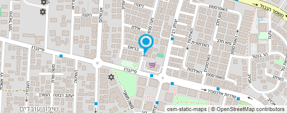 מפת הגעה אל נעמי בלאט מטפלת זוגית מוסמכת