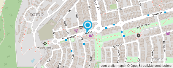 מפת הגעה אל היכל היופי הדס