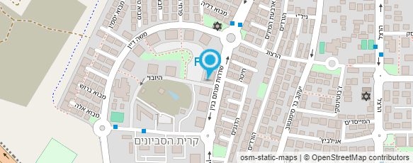 מפת הגעה אל ביק סטיבן מורה לאנגלית