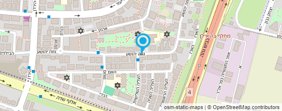 מפת הגעה אל פנינה גור- איפור קבוע