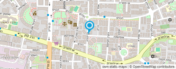 מפת הגעה אל כחול - שירותי ניקיון