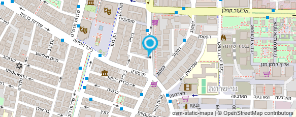 מפת הגעה אל לוביקה - סוכנות לאיפור והפקות