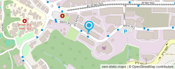 מפת הגעה אל מרכז י.נ.ר