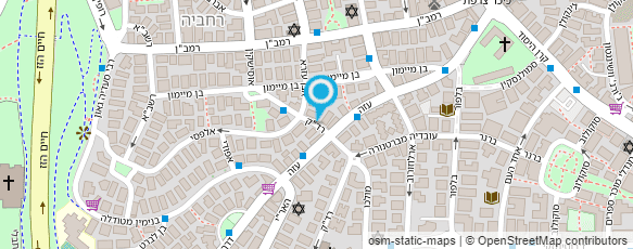 מפת הגעה אל בי"ס לשיטת אלכסנדר