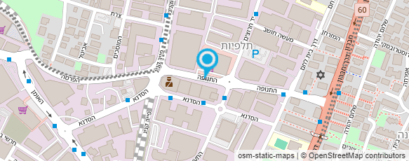 מפת הגעה אל מחסני תאורה