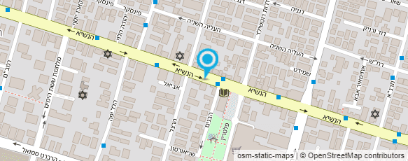 מפת הגעה אל עו''ד שרית קלוס גורית