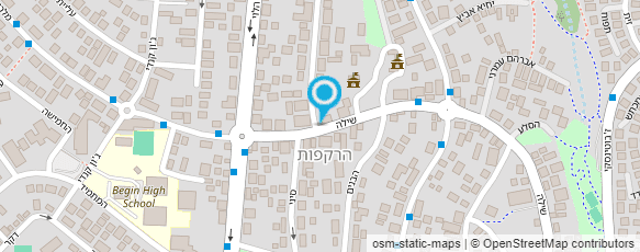 מפת הגעה אל יוסי אזולאי - אדריכלות ועיצוב
