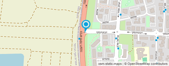 מפת הגעה אל מרכז קהילתי ע"ש פירסט