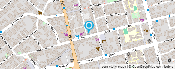 מפת הגעה אל אורנס - Oren's עיצוב שיער