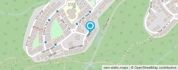 מפת הגעה אל מכון לחקר כתבי הרמב"ם יד הרב דוד אסף