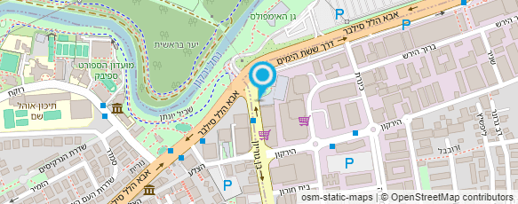 מפת הגעה אל משרד עו"ד - לוין פישר