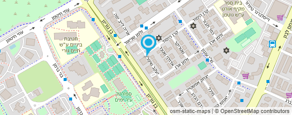 מפת הגעה אל מוניות שער העיר