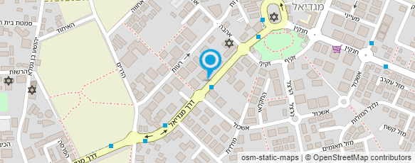 מפת הגעה אל לאון - רפואה משלימה הוד השרון