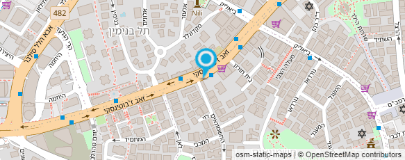 מפת הגעה אל אירנה עיצוב שיער