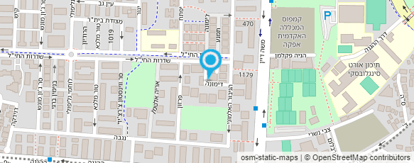 מפת הגעה אל פזגז ירושלים והנגב - דימונה