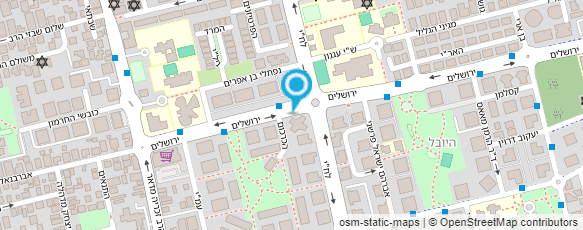 מפת הגעה אל מספרת פלטין